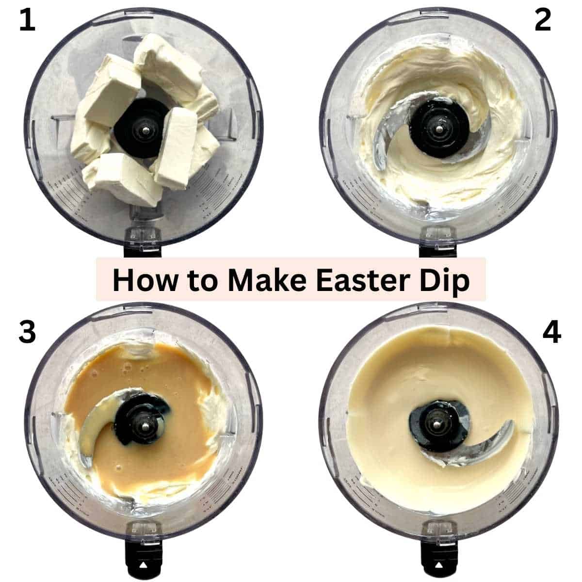 Easter egg dip instructions.