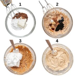 Step by step instructions on how to make gingerbread dip.