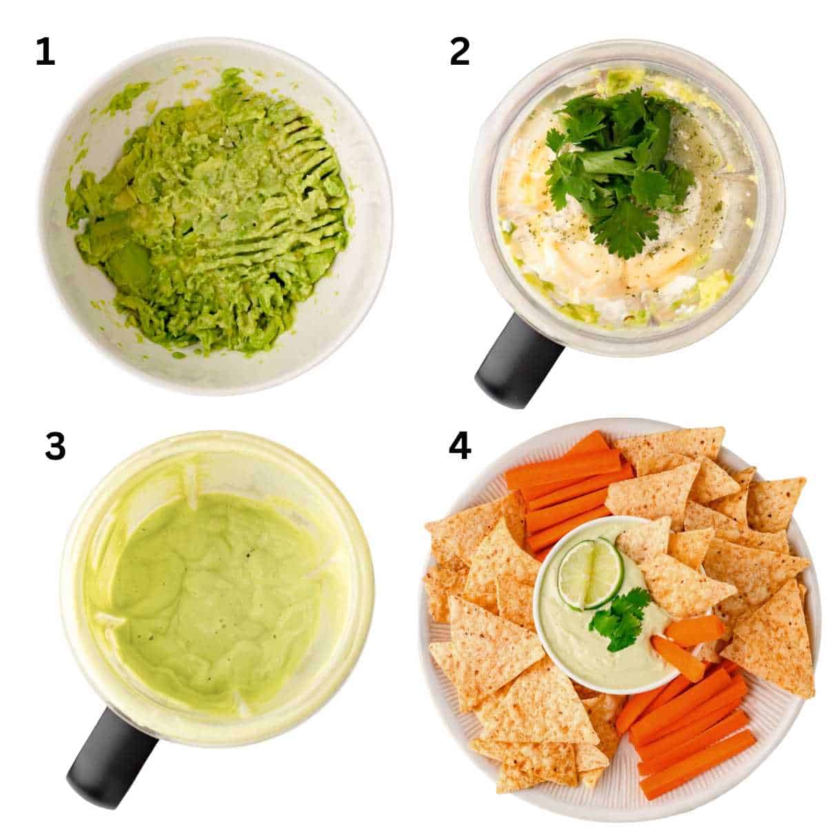 How to Make Avocado Ranch Dip.